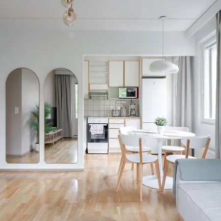 Stylish 1br With Private Sauna & Balcony Tampere