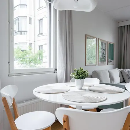 Stylish 1br With Private Sauna & Balcony Tampere
